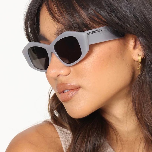 New! BALENCIAGA Sunglasses BB0106S 003 Authentic - Picture 1 of 12